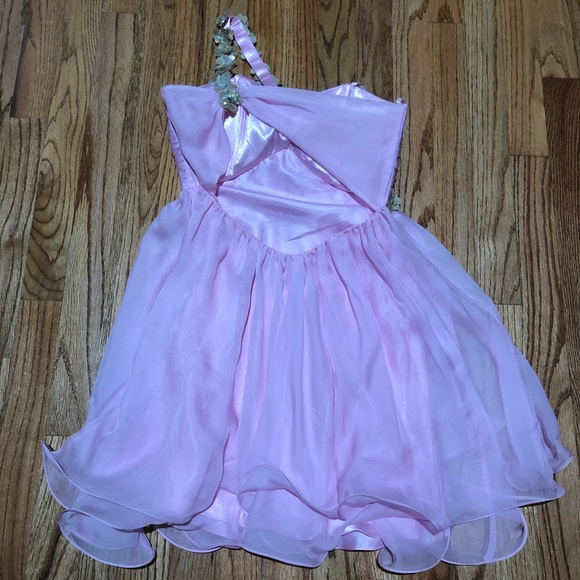 La Femme - Chiffon Cocktail Dress - Picture 5 of 7